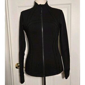 Lululemon Define Relaxed Fit Jacket Luon Black size 10 NWT Yoga Pilates 23 23178